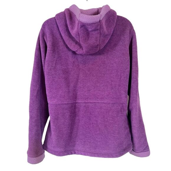 Rare Vintage Patagonia Synchilla Purple Floral Embroidery Full Zip Sherpa Jacket - Picture 12 of 12